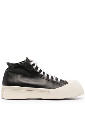 Marni Pablo leather high-top sneakers - Black