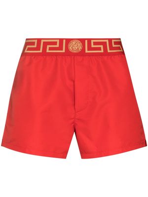 Versace Greca Key swim shorts - Red
