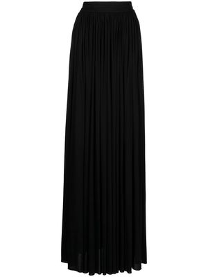 Herve L. Leroux maxi pleated skirt - Black