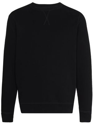 Sunspel crew-neck long-sleeve sweatshirt - Black