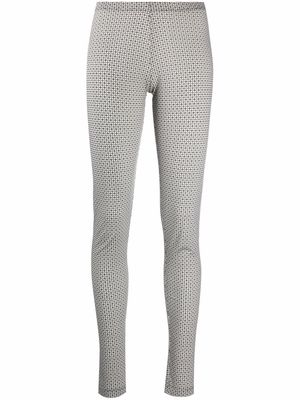 Viktor & Rolf geometric-print leggings - Grey
