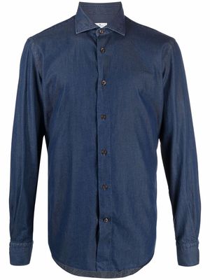 ETRO Denim cotton shirt - Blue