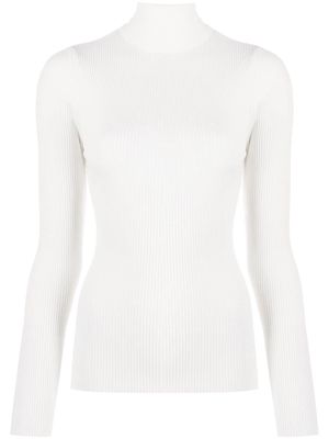 Wolford roll-neck fitted jumper - Neutrals