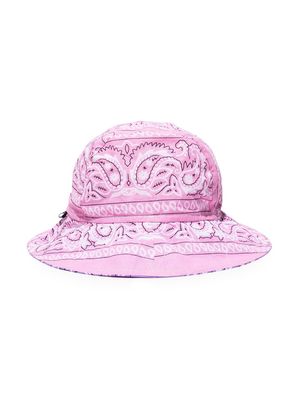 Arizona Love Kids bandana-print bucket hat - Pink