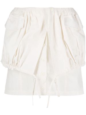 Jacquemus La Jupe Cueillette Courte miniskirt - White