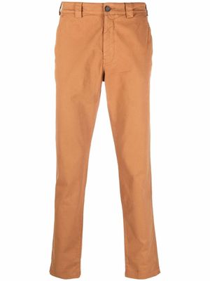 Kenzo slim-fit logo-patch trousers - Brown