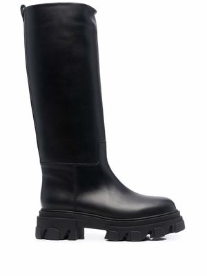 GIABORGHINI Perni 07 leather boots - Black