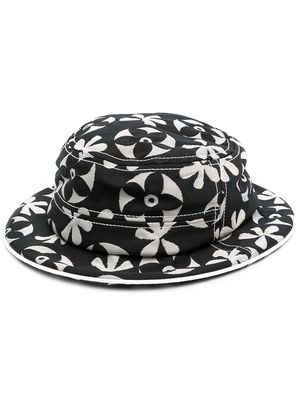 10 CORSO COMO floral print hat - Black