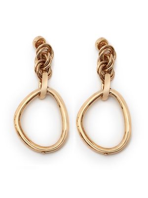 JW Anderson oversized link chain earrings - Gold
