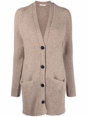 Co buttoned-up V-neck cardigan - Neutrals