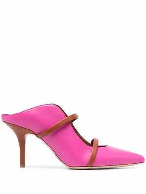 Malone Souliers Maureen pointed-toe mules - Pink