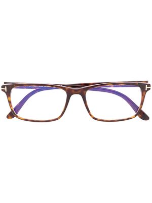 TOM FORD Eyewear rectangle-frame glasses - Black