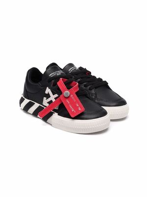 Off-White Kids Vulcanized low-top sneakers - Black