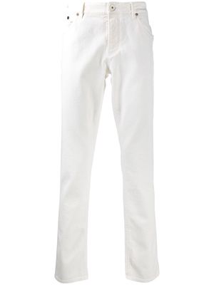 Brunello Cucinelli straight-leg jeans - White