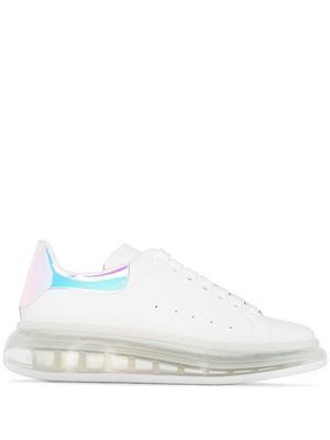 Alexander McQueen oversized two-tone sneakers - White
