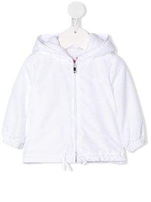 Il Gufo hooded raincoat - White