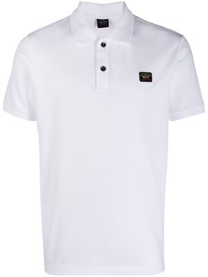 Paul & Shark polo shirt with logo patch - White