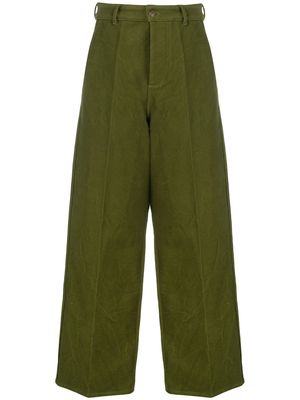 AMI Paris wide-leg trousers - Green