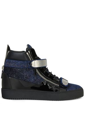 Giuseppe Zanotti Coby high-top sneakers - Blue