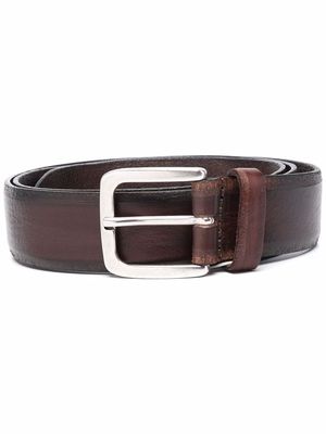 Woolrich buckled leather belt - Brown