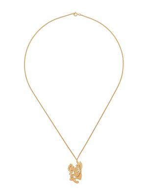 LOVENESS LEE Rat chinese zodiac necklace - Gold