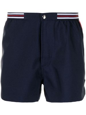 Fila striped waistband shorts - Blue