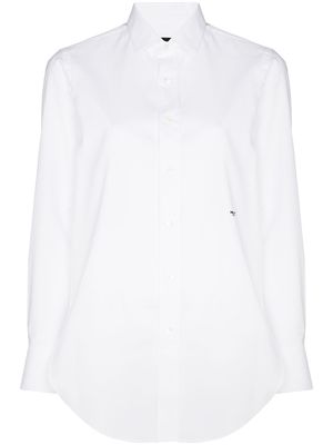 HommeGirls long-sleeve cotton shirt - White