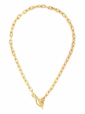 Missoma twisted link T-bar chain necklace - Gold