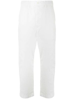 Junya Watanabe MAN high-rise cropped trousers - White