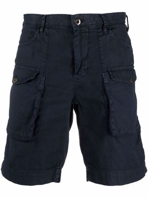 Incotex straight-leg cargo shorts - Blue