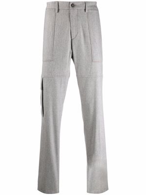 Eleventy straight-leg wool trousers - Grey
