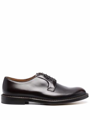Doucal's leather lace-up shoes - Brown