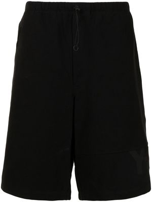 Y-3 knee-length drawstring shorts - Black