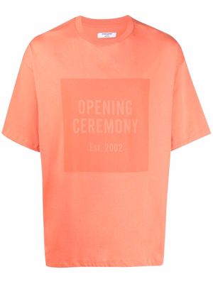 Opening Ceremony box-logo T-shirt - Orange