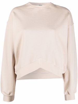 AGOLDE long-sleeved cotton sweater - Neutrals