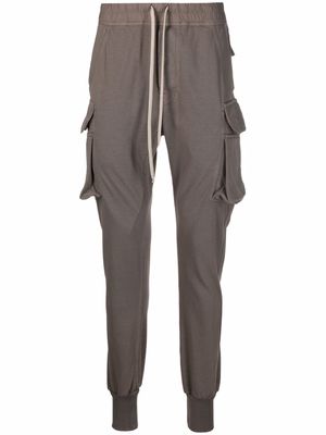 Rick Owens DRKSHDW cotton patch pocket trousers - Brown