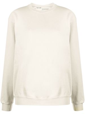 Off-White oversized diagonal stripes sweatshirt - Neutrals