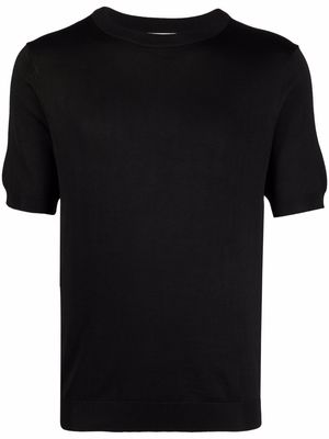 SANDRO round neck short-sleeved T-shirt - Black