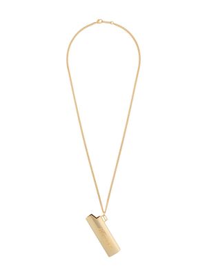 AMBUSH lighter case pendant necklace - Gold