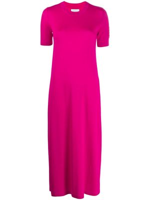 Barrie knitted midi dress - Pink