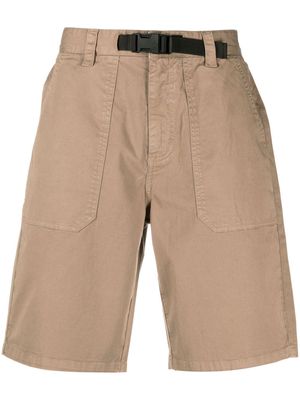 Sun 68 knee-length buckle-detail shorts - Neutrals