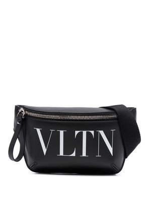Valentino Garavani VLTN leather belt bag - Black