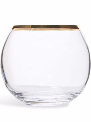 LSA International Luca glass ice bucket - White