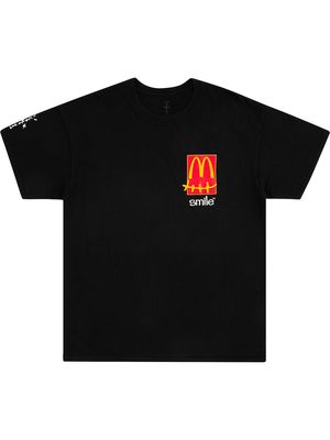 Travis Scott x McDonald's Smile T-shirt - Black