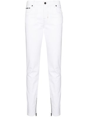 TOM FORD zip-cuff skinny jeans - White