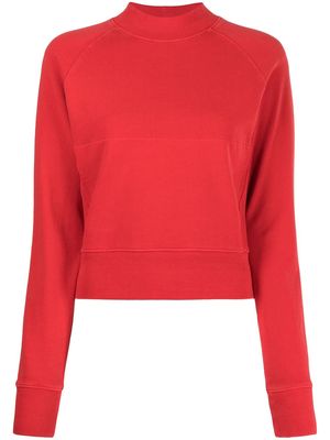YMC Genesis mock-neck sweatshirt - Red
