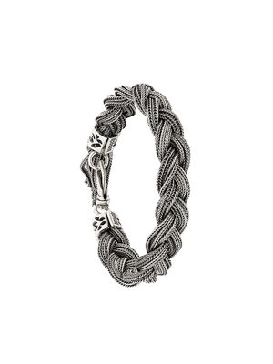 Emanuele Bicocchi woven chain bracelet - Silver