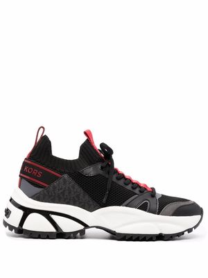 Michael Kors Lucas panelled trainers - Black