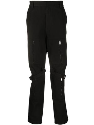 AMBUSH zipped detail cargo trousers - Black