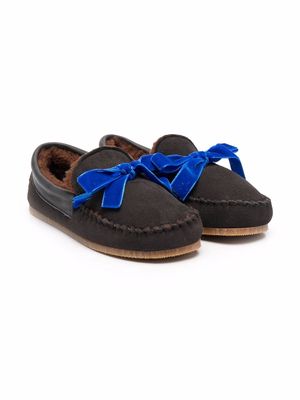 Pèpè bow-detail loafers - Brown